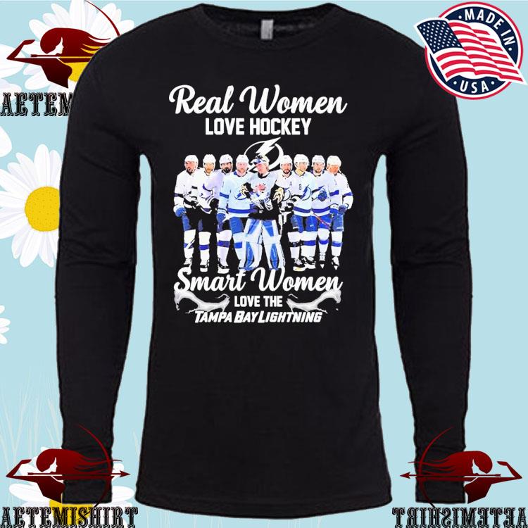 Real Women Love Hockey Smart Women Love The Tampa Bay Lightning 2023  Stanley Cup Playoff Shirt, hoodie, sweater and long sleeve