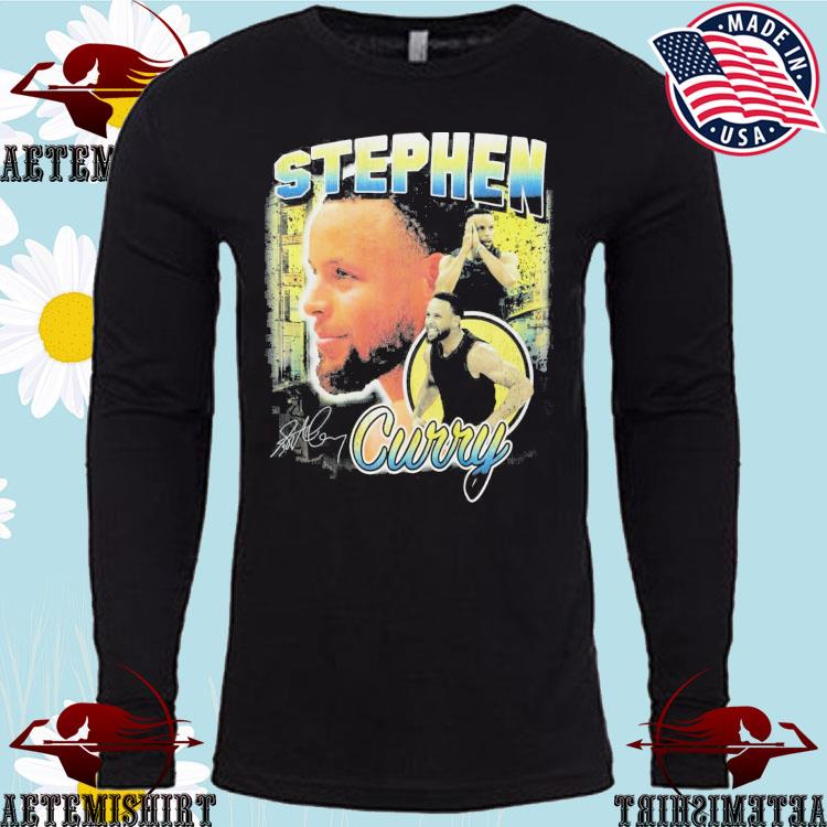 Official asg concert players association stephen curry signature T