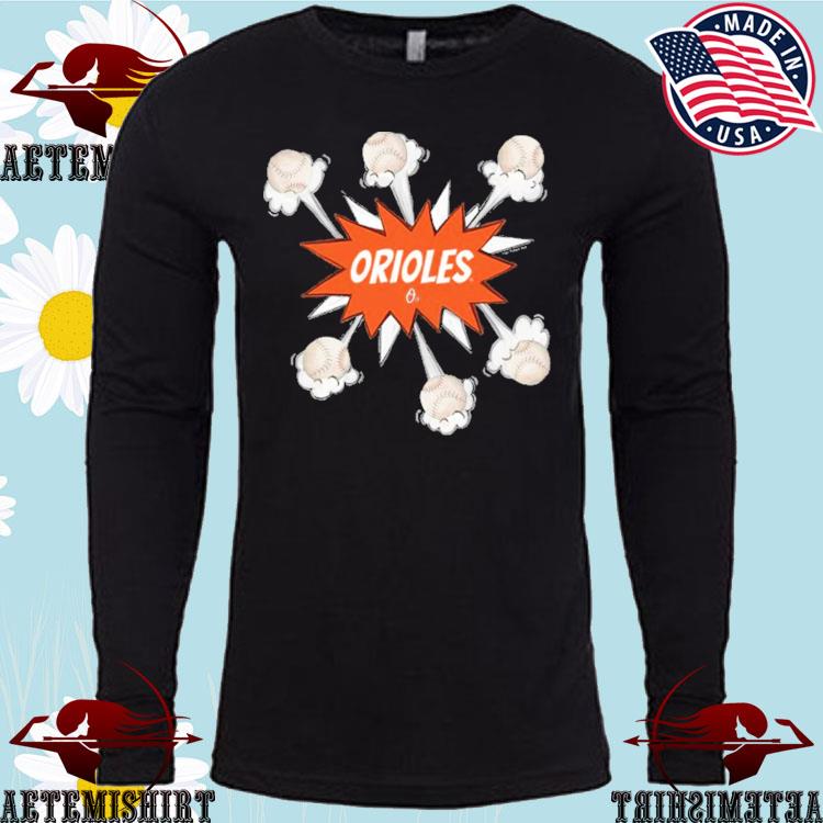 Baltimore Orioles Pow Baseball T-Shirts, hoodie, sweater, long sleeve and  tank top