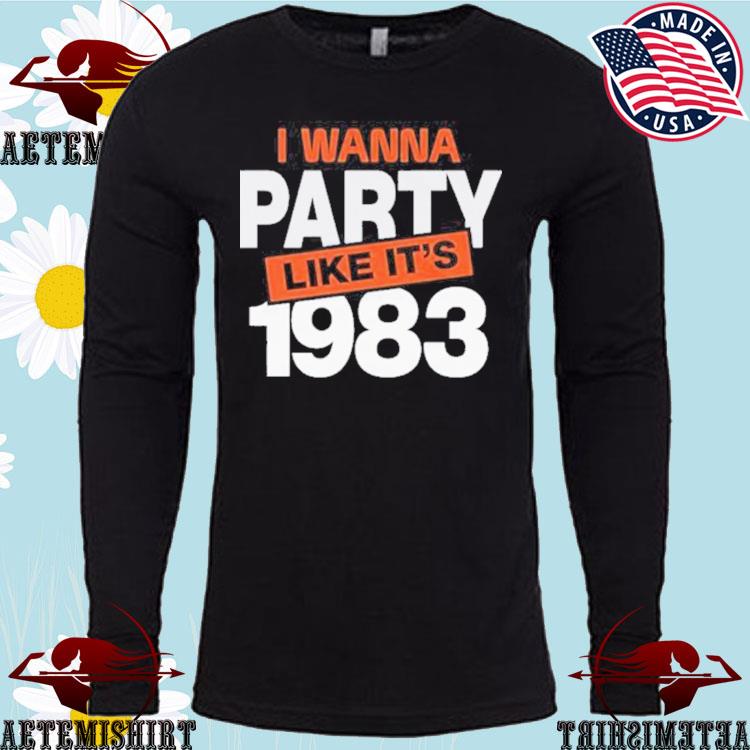 Baltimore Orioles Baseball T-shirt Party Like It's 1983 Number 1