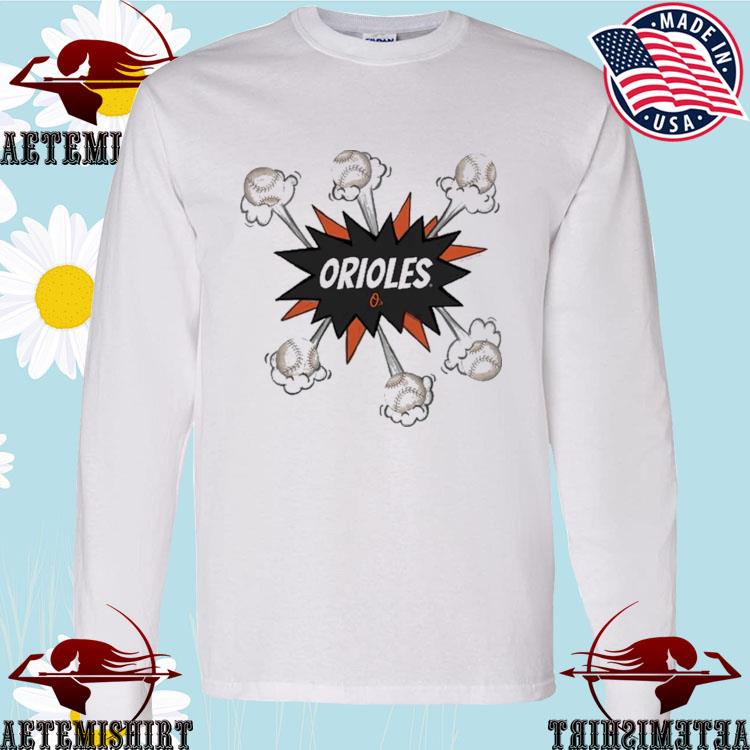 Baltimore Orioles Pow Baseball T-Shirts, hoodie, sweater, long sleeve and  tank top