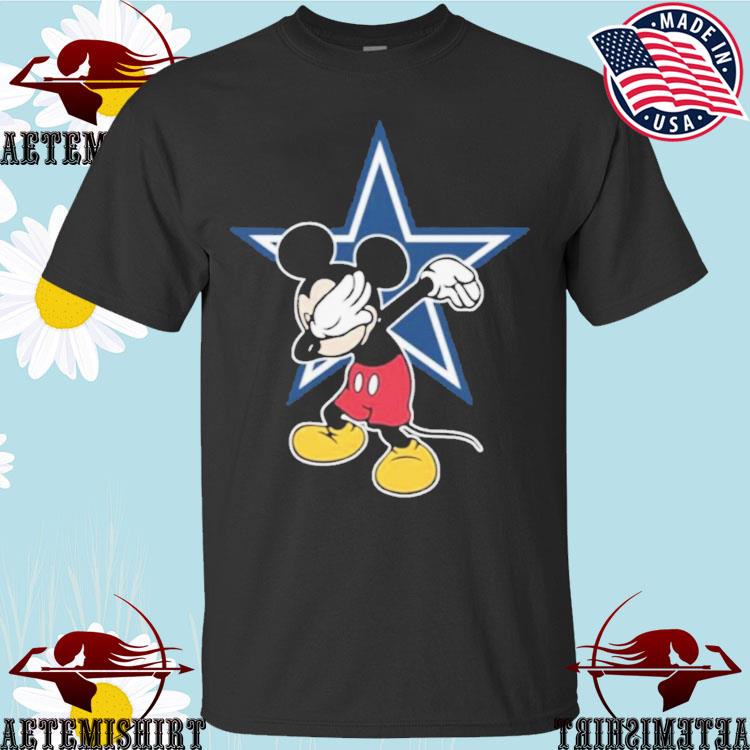 Dabbing Mickey Disney Dallas Cowboys Nfl Football Shirt