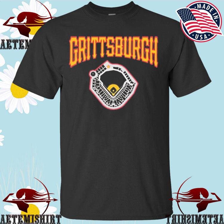 Grittsburgh Baseball Field For Pittsburgh Pirates Vintage T-Shirt