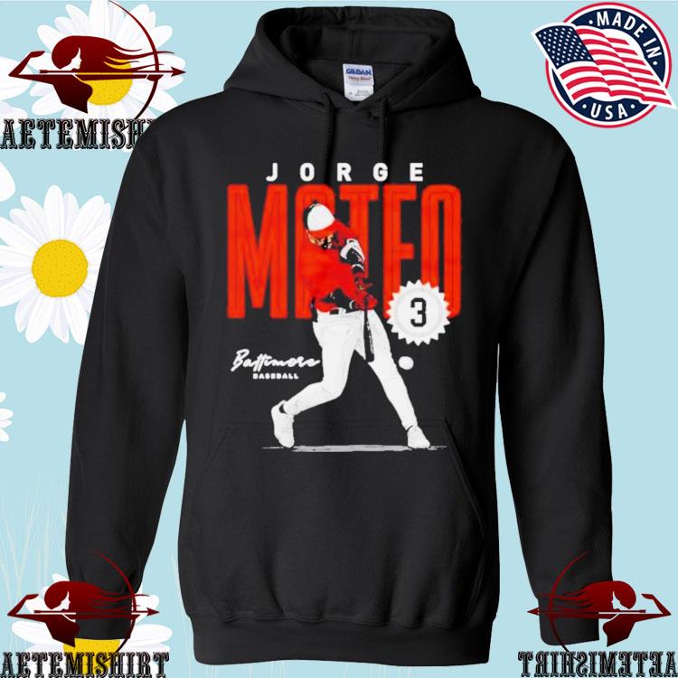 Official Jorge mateo baltimore baseball no 3 card T-shirt, hoodie