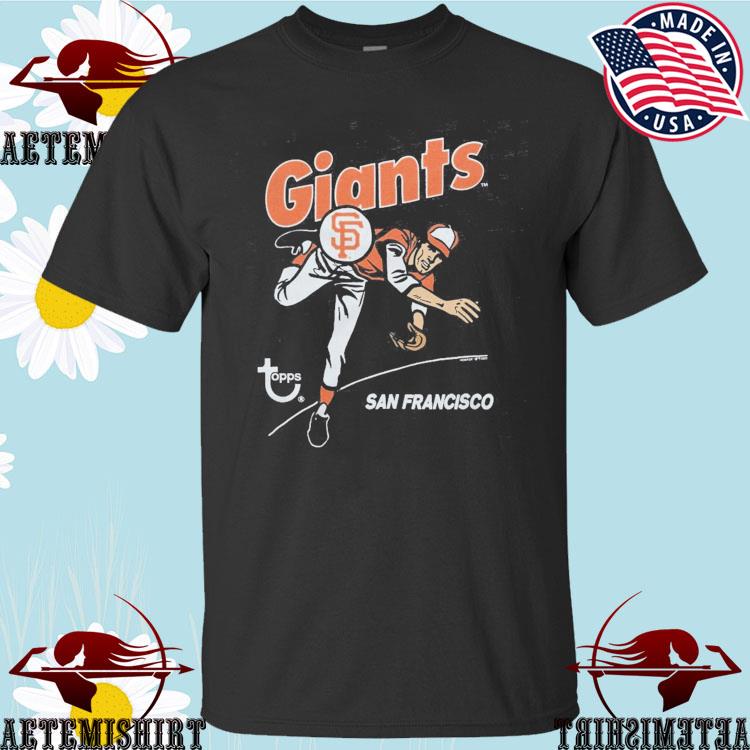 Topps san francisco giants baseball shirt, hoodie, sweater, long