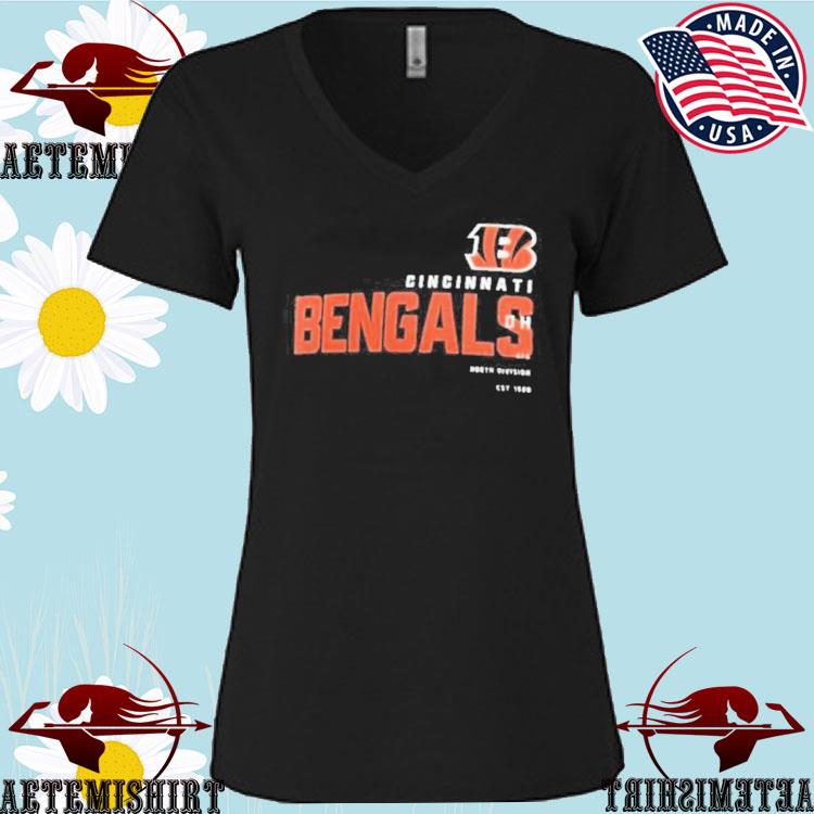 Official Nike men's cincinnatI bengals team name heather t-shirt, hoodie,  sweater, long sleeve and tank top