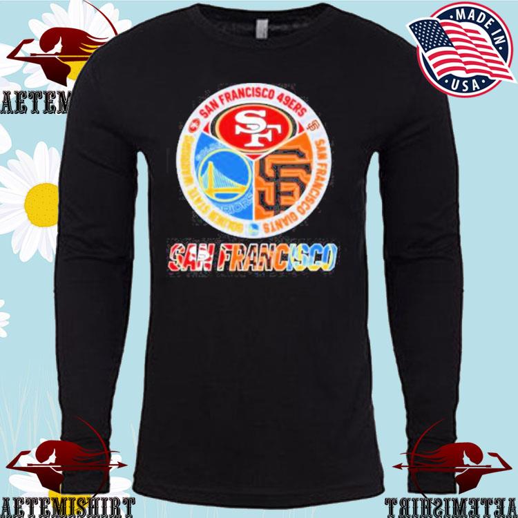 San Francisco City San Francisco 49Ers And San Francisco Giants And Golden  State Warriors Logo Tee 2023 shirt, hoodie, sweater, long sleeve and tank  top