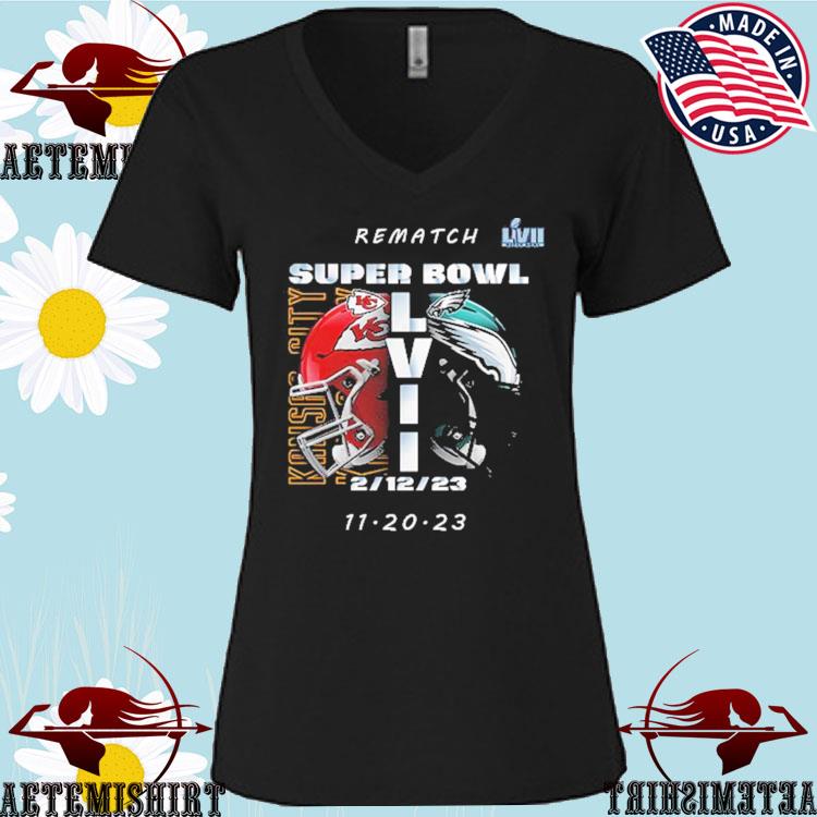 Super Bowl LVII Rematch Eagles At Chiefs Monday Night Football All Over  Print Shirt - Mugteeco