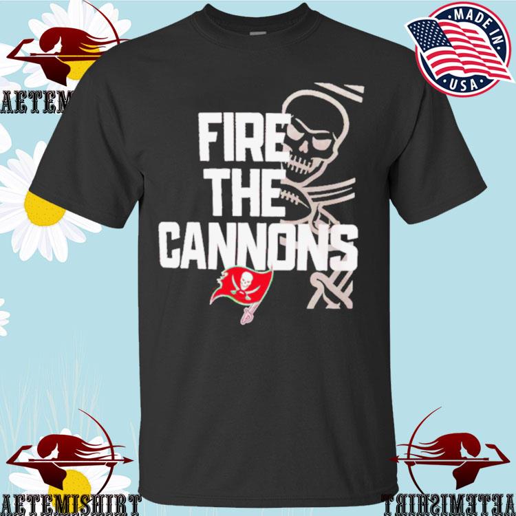 Official tampa Bay Buccaneers Team Fire The Cannons American Football Logo  T-Shirt, hoodie, sweater, long sleeve and tank top