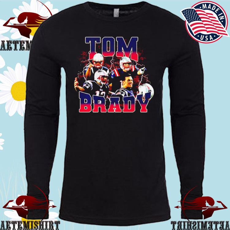 Official red Tom Brady new england patriot T-shirt, hoodie, sweater, long  sleeve and tank top