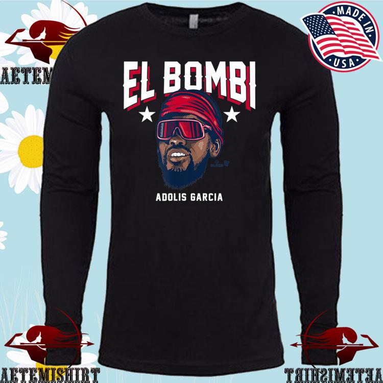 Official adolis Garcia El Bombi Adolis Garcia T-Shirts, hoodie, tank top,  sweater and long sleeve t-shirt