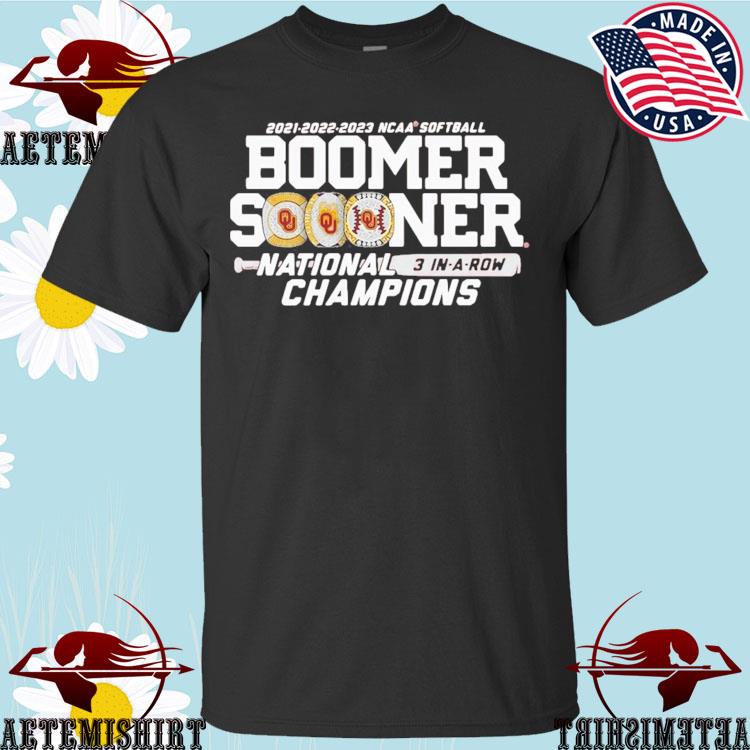 Men's Blue 84 Black Oklahoma Sooners 2022 NCAA Softball Women's College  World Series Champions Schedule T-Shirt