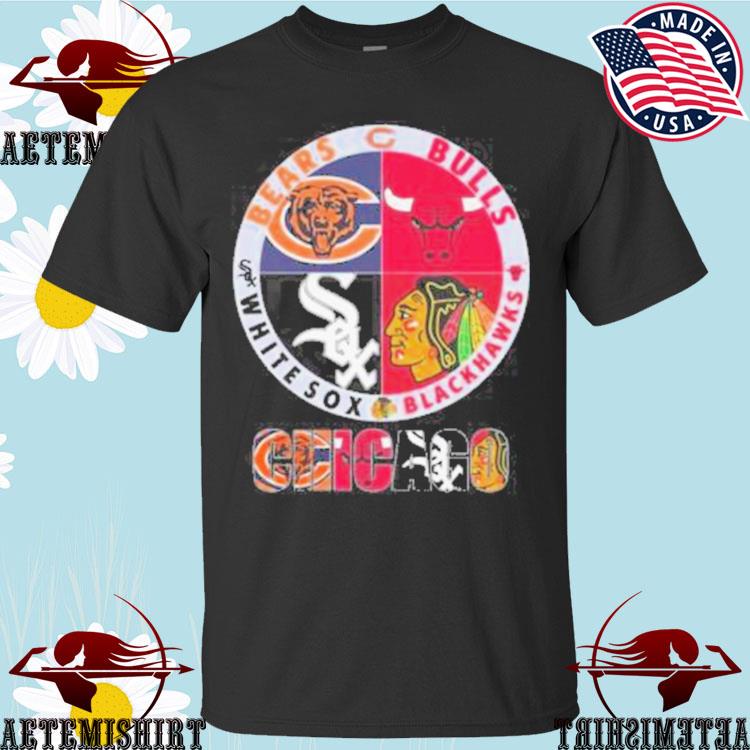 Chicago team sports bears bulls blackhawks and white sox T-shirts, hoodie,  sweater, long sleeve and tank top