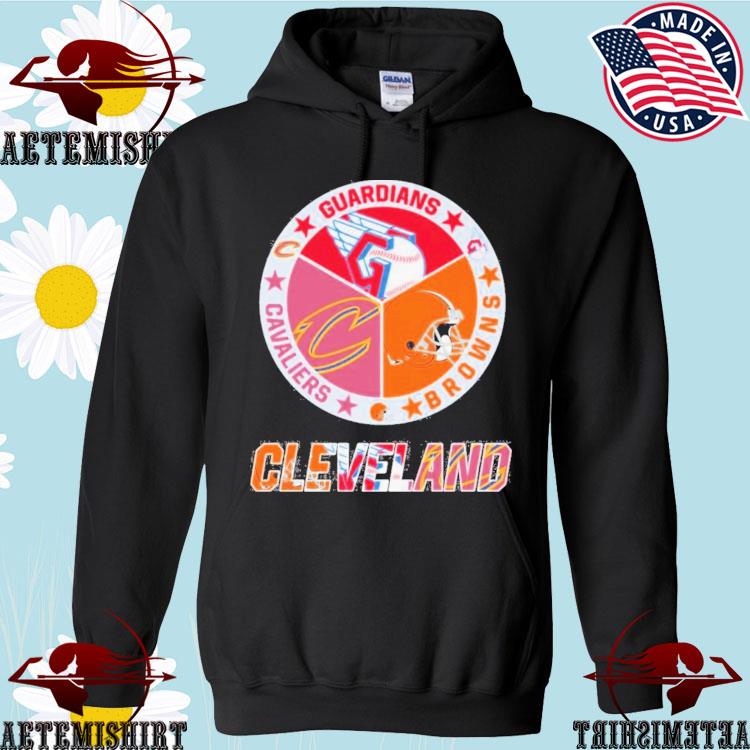 Cleveland city guardians and browns and cavaliers T-shirts, hoodie