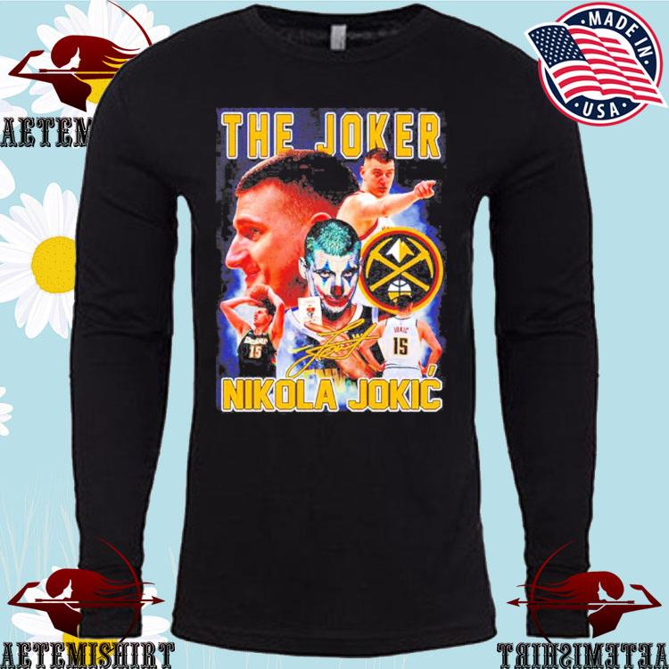 Official Denver Nuggets The Joker Nikola Jokic Signature 2023 Crewneck  Sweatshirt - hoodie, t-shirt, tank top, sweater and long sleeve t-shirt