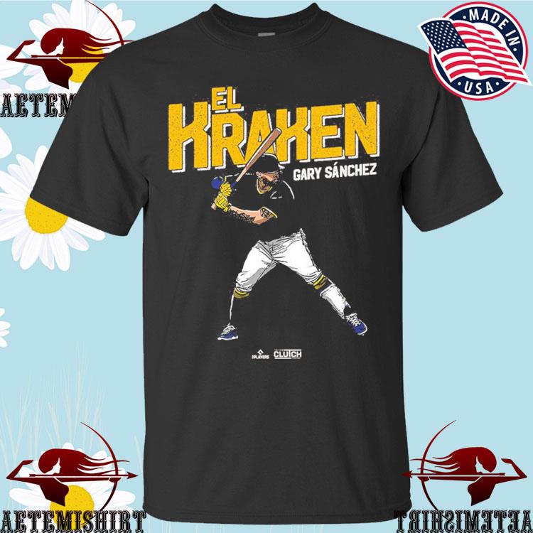 Gary sánchez el kraken mlbpa T-shirts, hoodie, sweater, long sleeve and  tank top