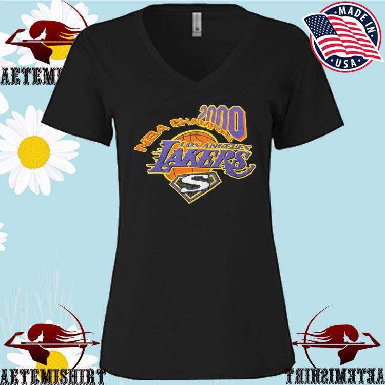 Official l.a. Lakers × NBA × vintage vintage l.a Lakers 2000 NBA champion T- shirts, hoodie, tank top, sweater and long sleeve t-shirt