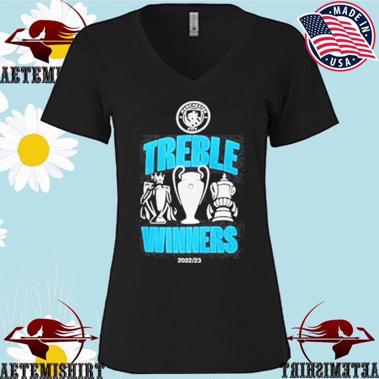 Official Manchester City Treble Winners 2023 shirt, hoodie, longsleeve,  sweatshirt, v-neck tee