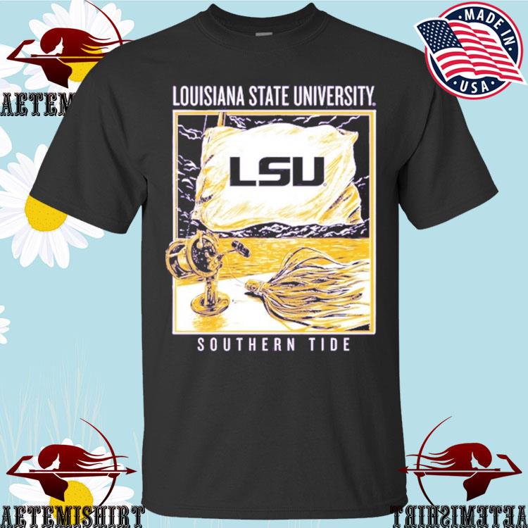 Southern Tide Louisiana State University Collegiate Flag Tee Shirt