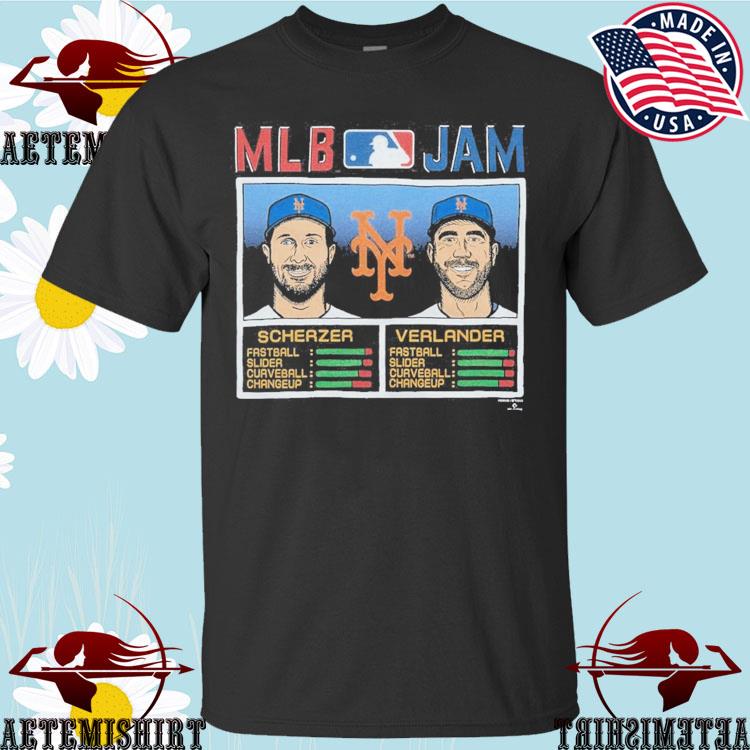 Official new York Mets Max Scherzer & Justin Verlander Homage Black MLB Jam  Tri-Blend T-Shirt, hoodie, sweater, long sleeve and tank top