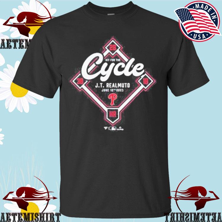 2023 Philadelphia Phillies J.T. Realmuto Royal Hitting For The Cycle shirt,  hoodie, sweater, long sleeve and tank top