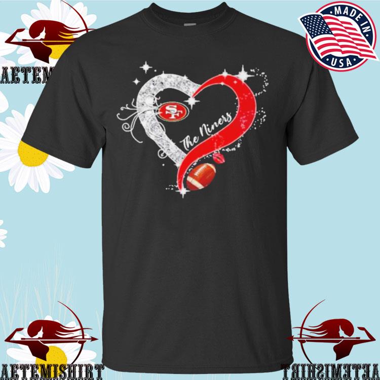 San Francisco 49Ers Heart T-Shirt, Tshirt, Hoodie, Sweatshirt