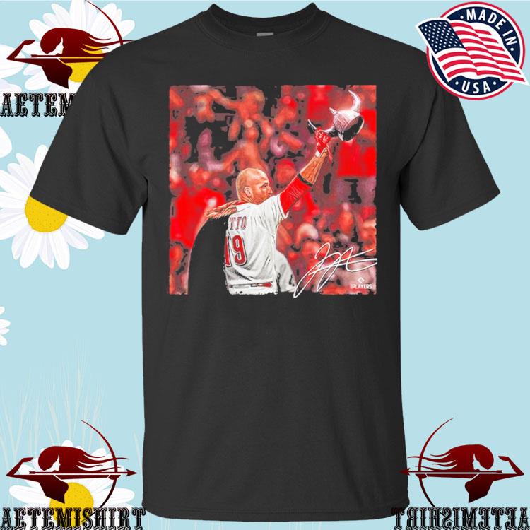 Joey Votto Viking Cutain call picture signature shirt, hoodie, sweater and  long sleeve