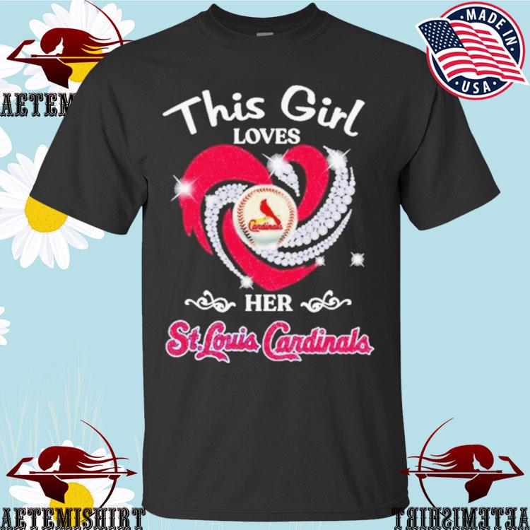 2023 This girl loves her St. Louis Cardinals shirt, hoodie