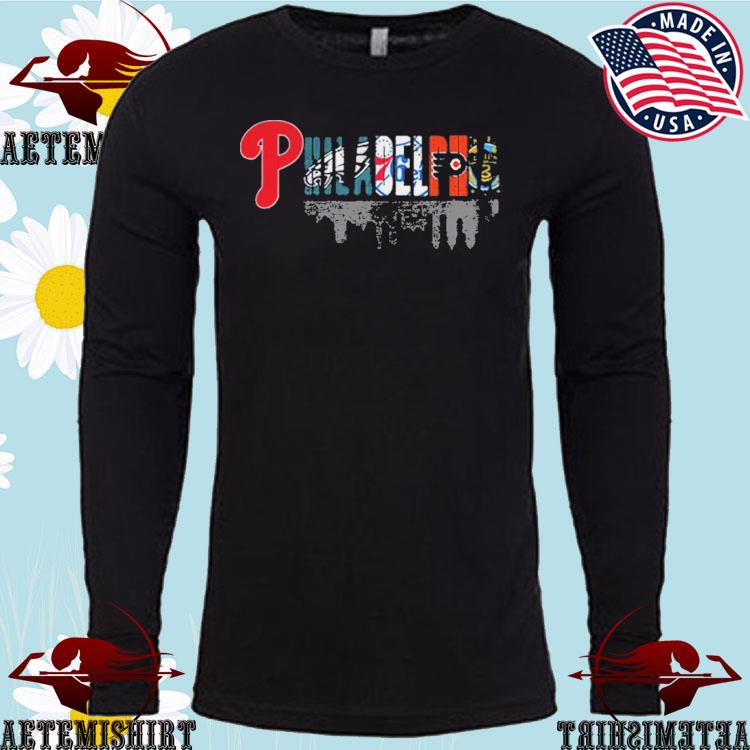 Philadelphia Sport Teams 76ers Eagles Flyers Phillies T-Shirt