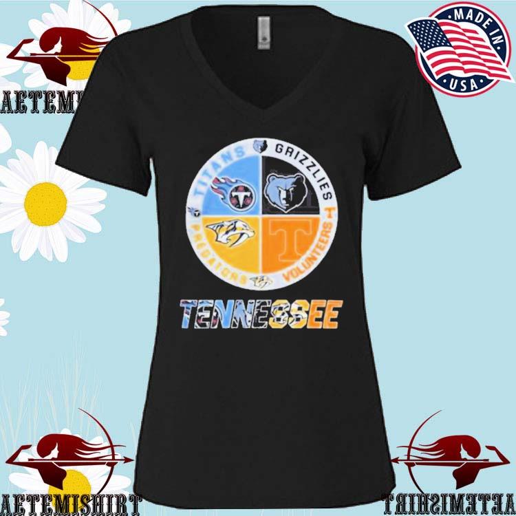 Tennessee Nashville Predators Memphis Tigers Memphis Grizzlies And  Tennessee Titans Logo t-shirt by To-Tee Clothing - Issuu