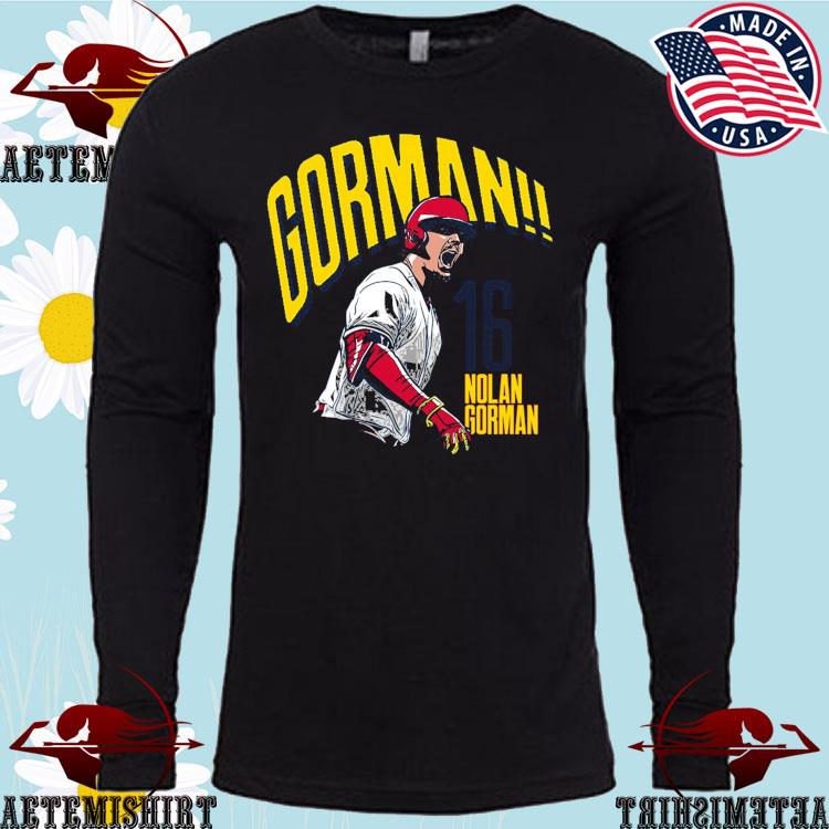 Official 16 Nolan gorman mlbpa T-shirts, hoodie, sweater, long