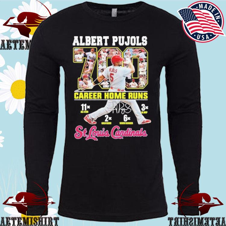 Albert Pujols Career Home Run St.Louis Cardinals Shirt