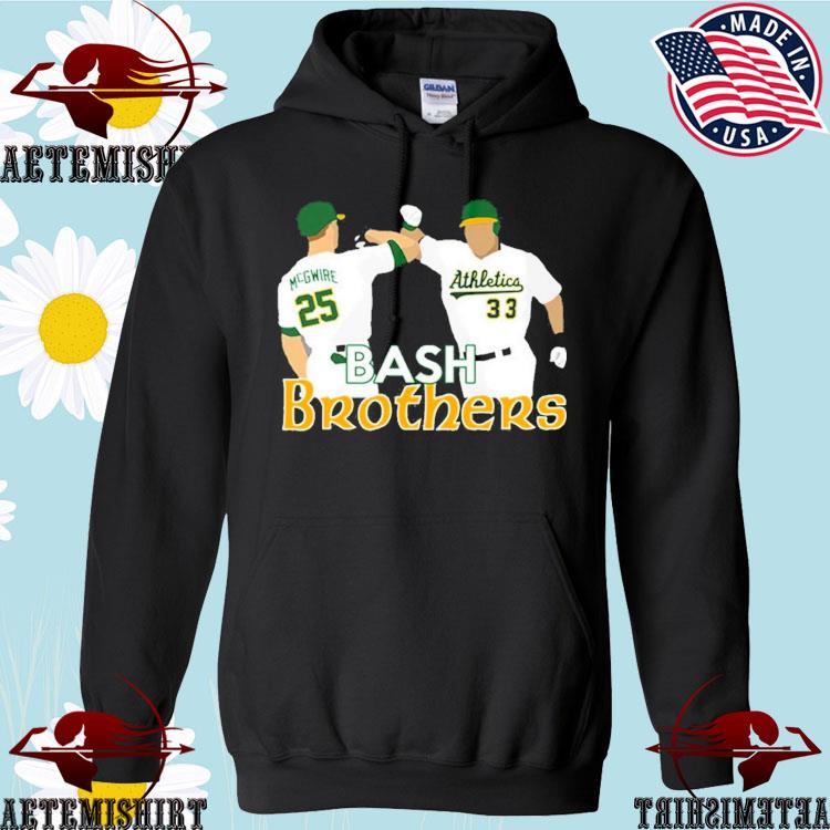 Athletics a's mark mcgwire jose canseco bash brothers T-shirt