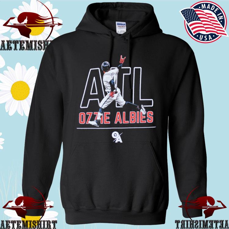 Ozzie Albies Atlanta Braves baseball number 1 graphic tee, hoodie, sweater,  long sleeve and tank top