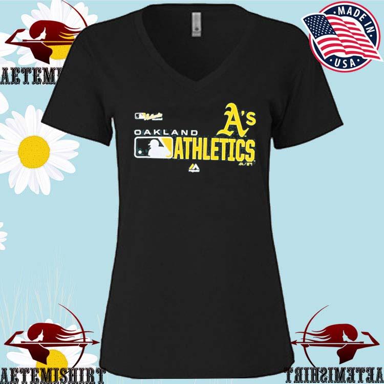 Official authentic majestic green oakland athletics a's T-shirt, hoodie,  tank top, sweater and long sleeve t-shirt