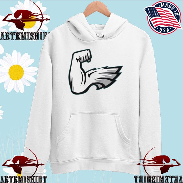 Philadelphia Eagles Throwback Hoodie Sweatshirt Birds Logo