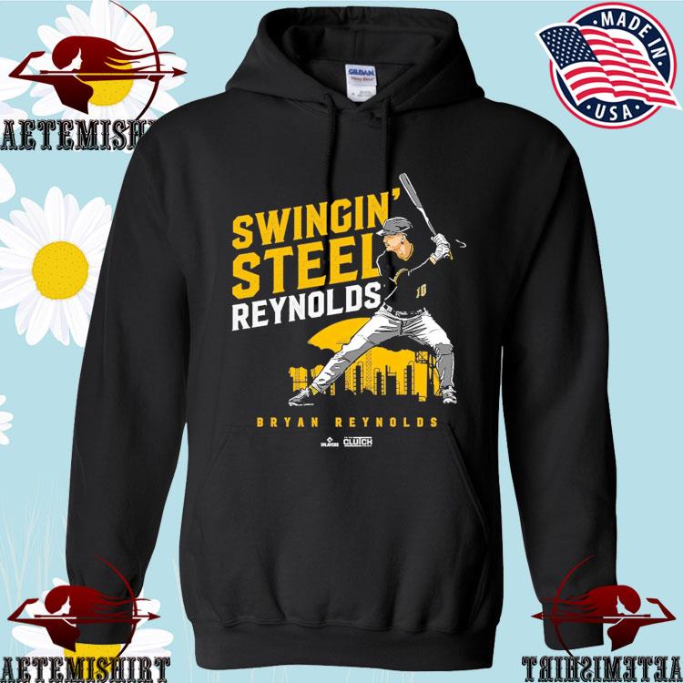 Bryan Reynolds Pittsburgh Pirates Swingin' Steel Reynolds 2023 shirt,  hoodie, sweater, long sleeve and tank top