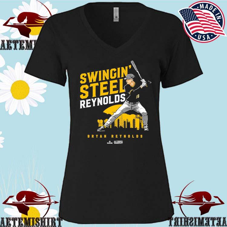 Bryan Reynolds Pittsburgh Pirates Swingin' Steel Reynolds 2023 shirt,  hoodie, sweater, long sleeve and tank top