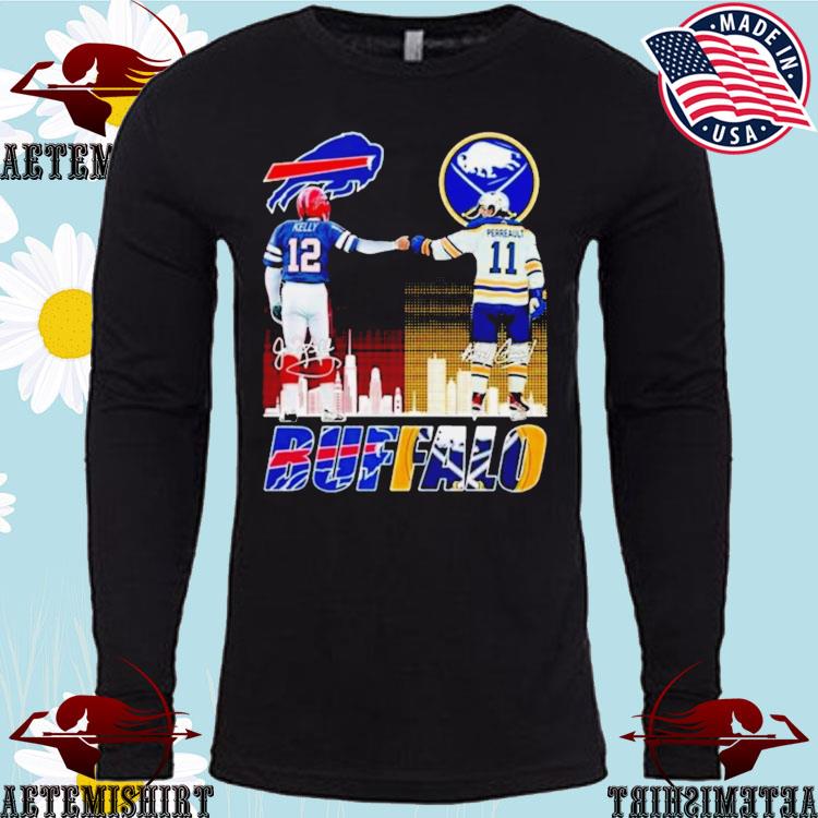 Buffalo Bills Kelly And Sabres Perreault City Champion T Shirt