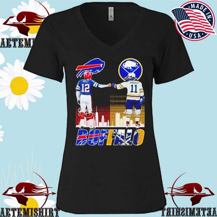 Buffalo Bills Kelly And Sabres Perreault City Champion T Shirt