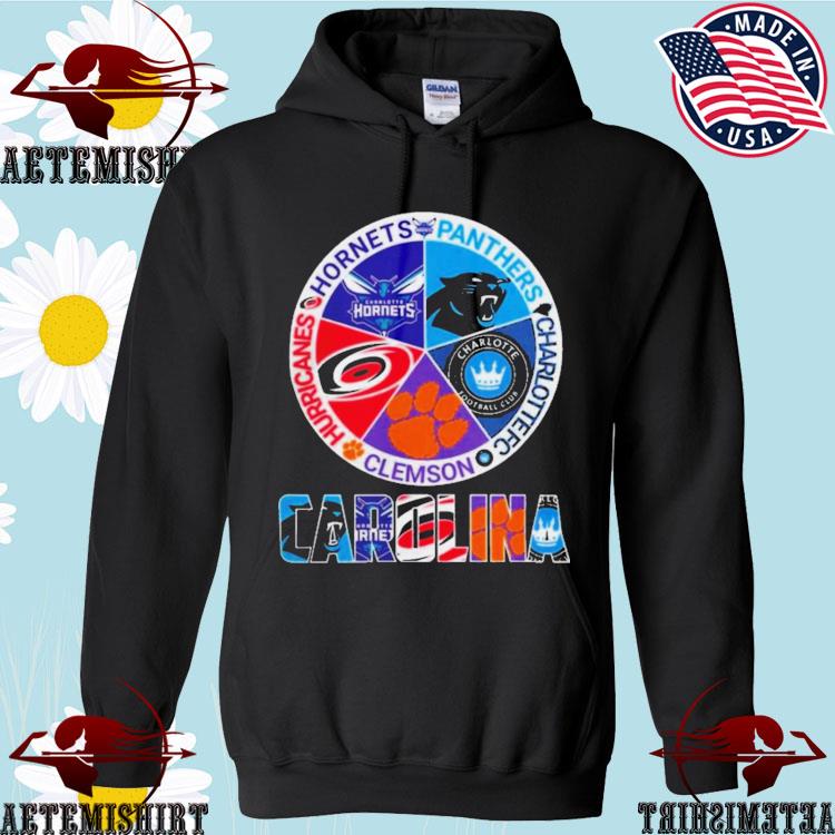 Carolina Panthers And Hurricanes Hornets Logo shirt, hoodie, sweater, long  sleeve and tank top