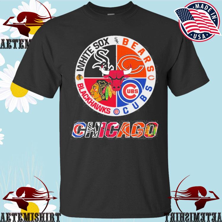 Official Chicago White Sox Bears Cubs Blackhawks Shirt, hoodie, longsleeve,  sweatshirt, v-neck tee