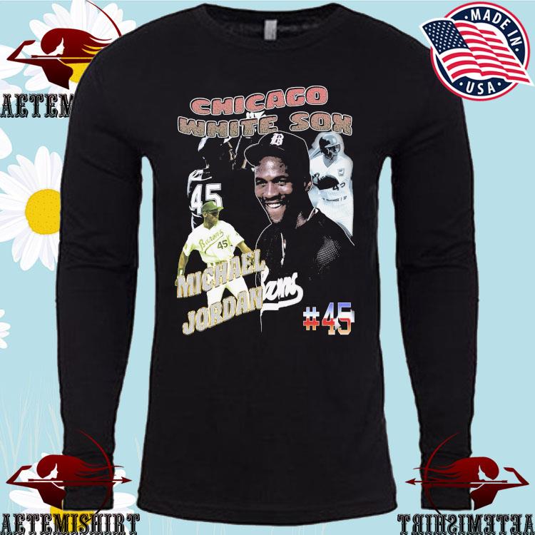 Official chicago white sox michael Jordan #45 baseball graphic T-shirts,  hoodie, sweater, long sleeve and tank top
