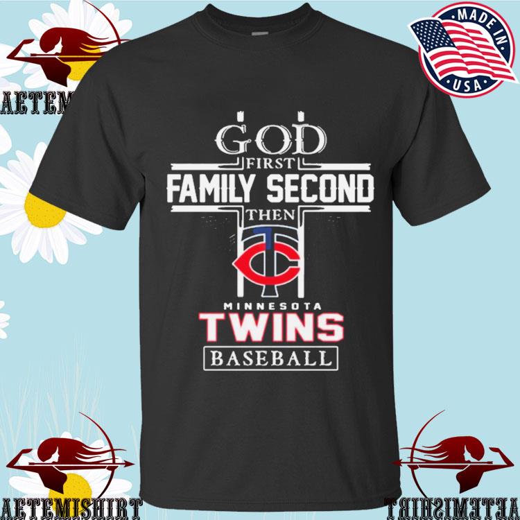 God first family second then minnesota twins baseball logo 2023 shirt,  hoodie, sweater, long sleeve and tank top