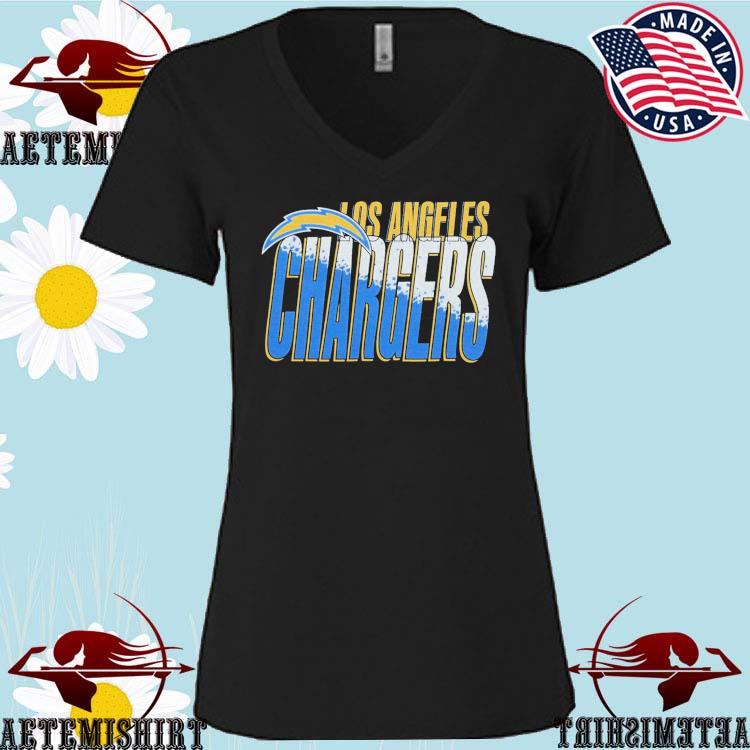 Los angeles chargers color splash black shirt, hoodie, sweater, long sleeve  and tank top