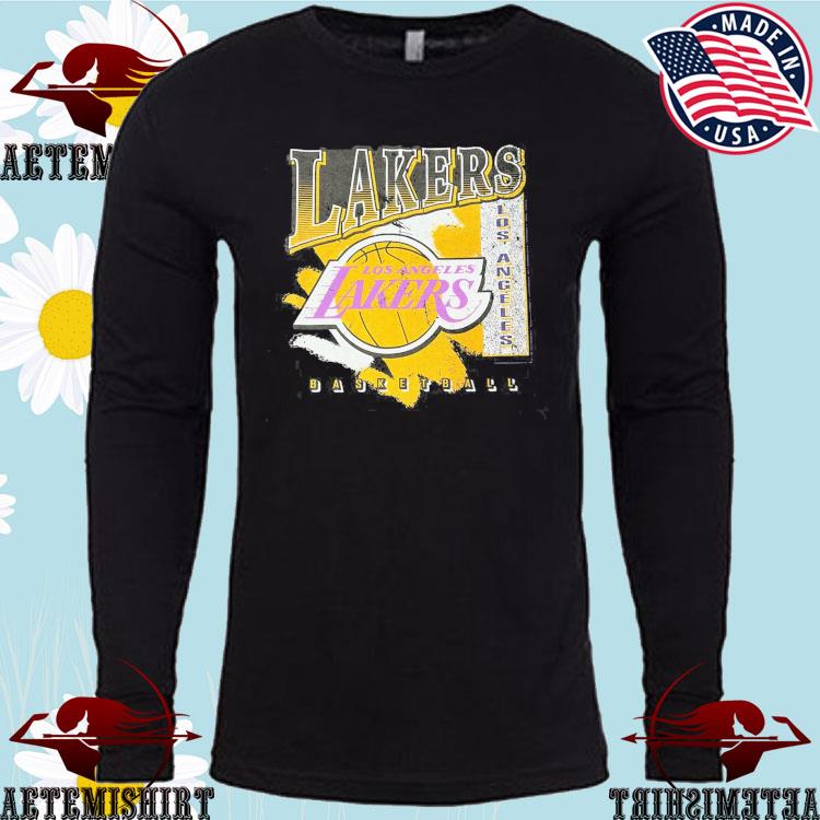 Los angeles Lakers vintage brush off NBA Hardwood Classics T-shirt