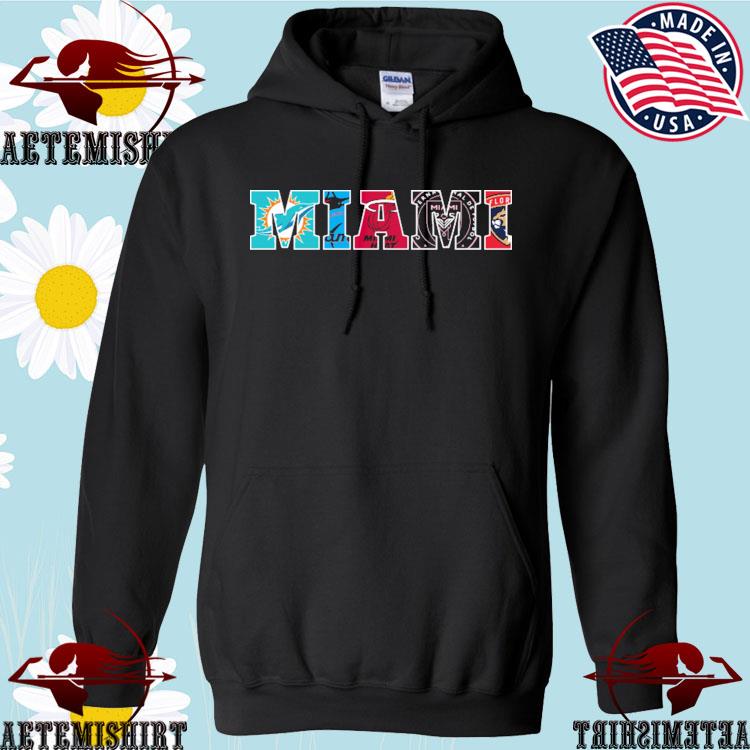 Miami Dolphins Florida Panthers Miami Heat Miami Marlins logo Miami teams  2023 shirt, hoodie, sweater, long sleeve and tank top