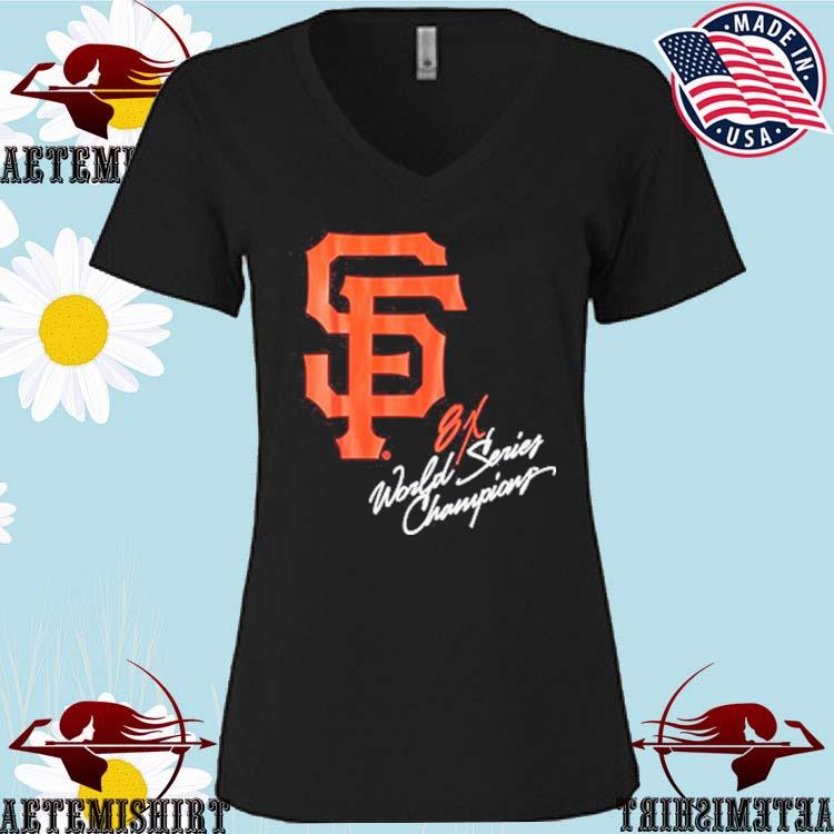 Buy New Era San Francisco Giants World Series Tee Shirt at in Style L / Black