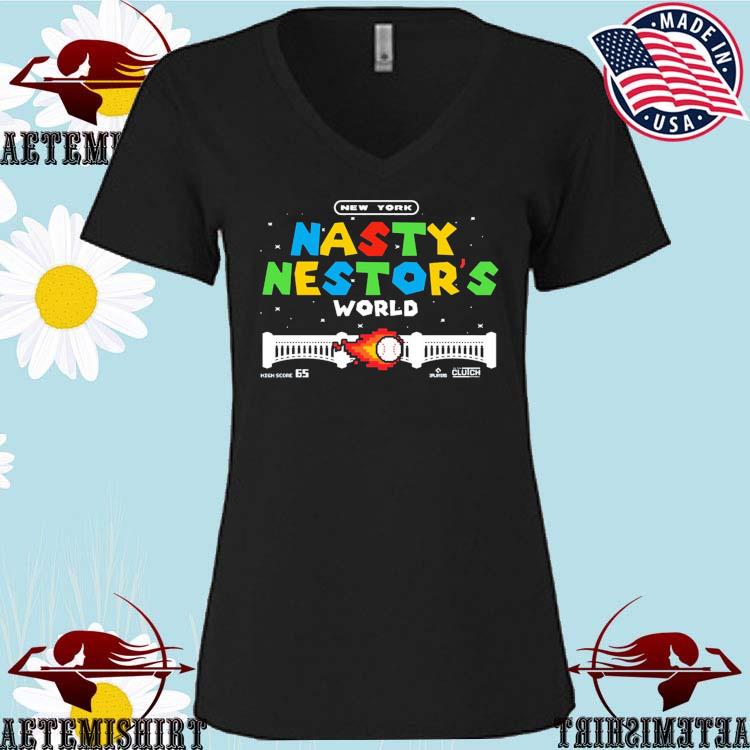 Nestor Cortes Women's T-Shirt - White - New York | 500 Level Major League Baseball Players Association (MLBPA)