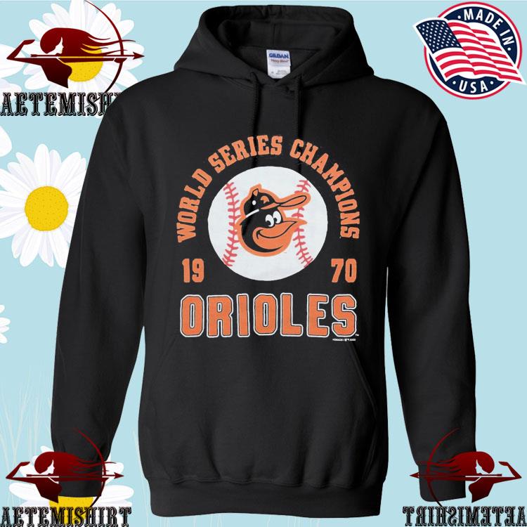 Orioles World Series Champs 1970 T-Shirt from Homage. | Charcoal | Vintage Apparel from Homage.